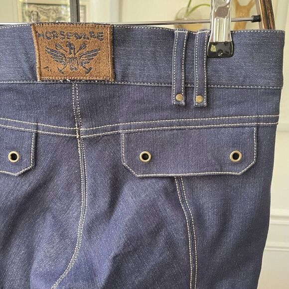 NWOT Horseware Ladies’ Denim Breech Breeches Riding Pants $150 28 R - Picture 7 of 7